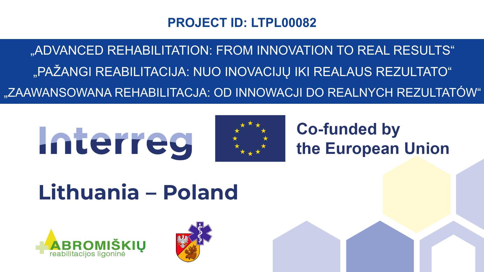 Nuo projekto idėjos iki realaus pokyčio: rezultatai, kurie stiprina reabilitacijos paslaugas
