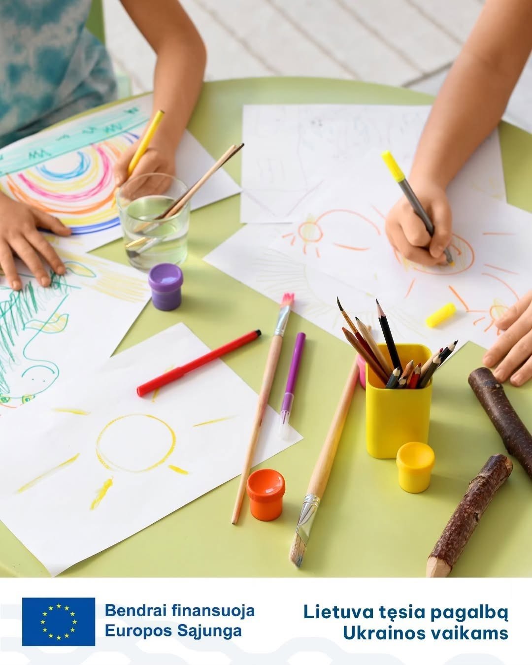 Mums garbė būti šio projekto partneriais ir prisidėti prie pagalbos Ukrainos vaikams!